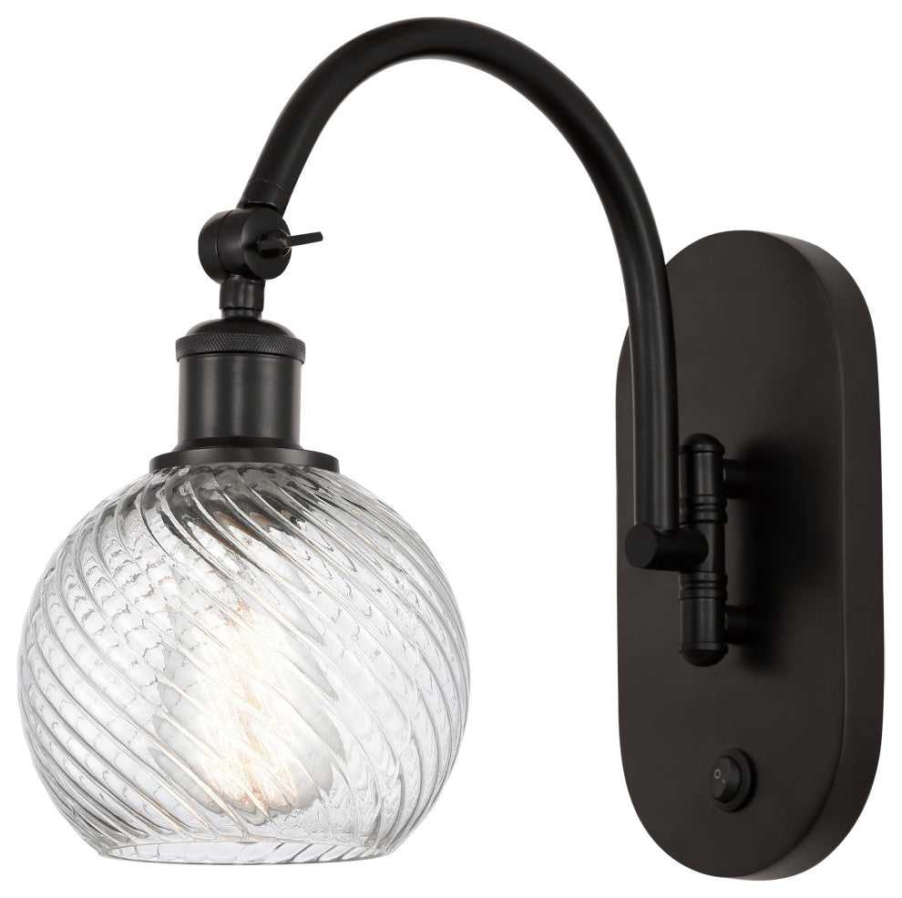 Innovations 518-1W-OB-G1214-6 1-Light Sconce, Oil Rubbed Bronze