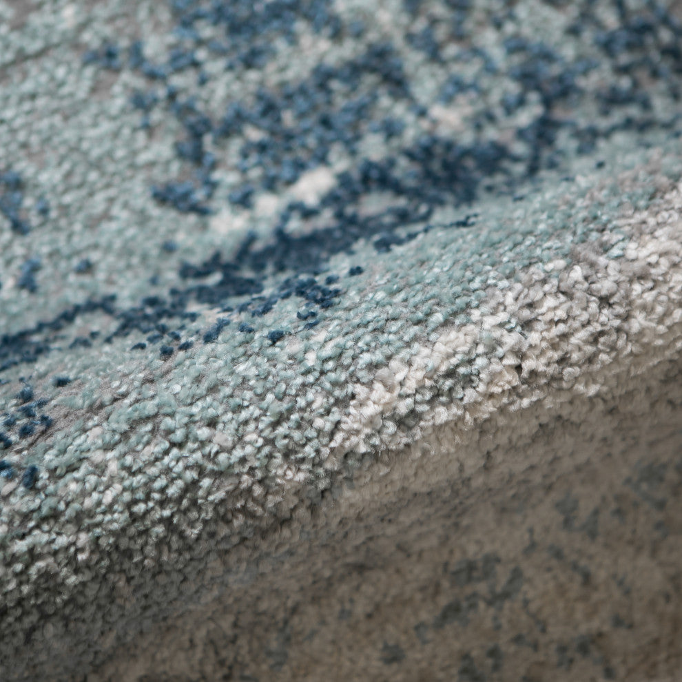Yasmin Bern Area Rug, Blue, 5'3" x 7'3", Abstract