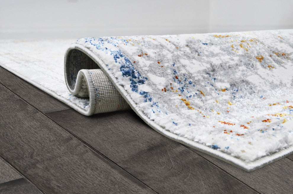 Traditional Accent Rug, Prism, 7'0"x4'11"