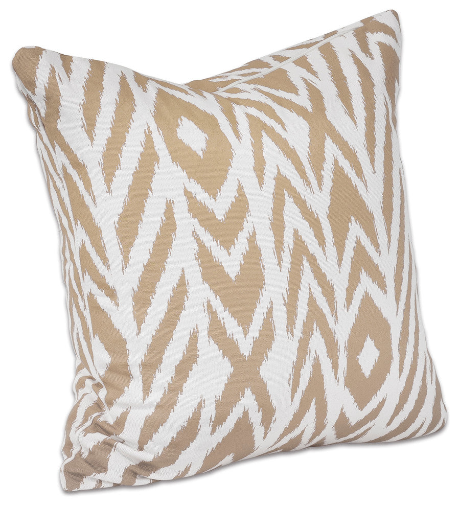 18"x18" Pacifica Accent Throw Pillow by Astella, Fire Island Hemp