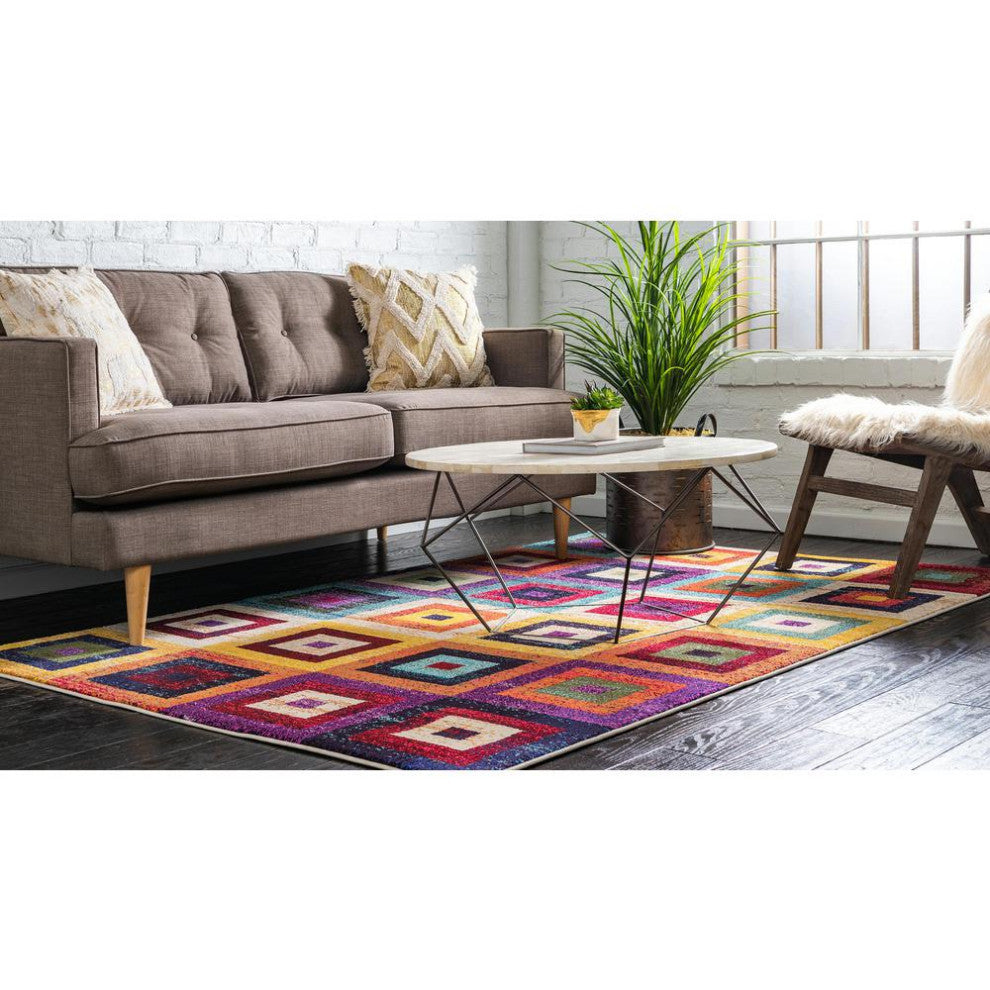Rug Unique Loom Estrella Multi Rectangular 3' 3 x 5' 3