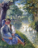 Camille Pissarro Lovers Seated at the Foot of a Willow Tree Wall Decal