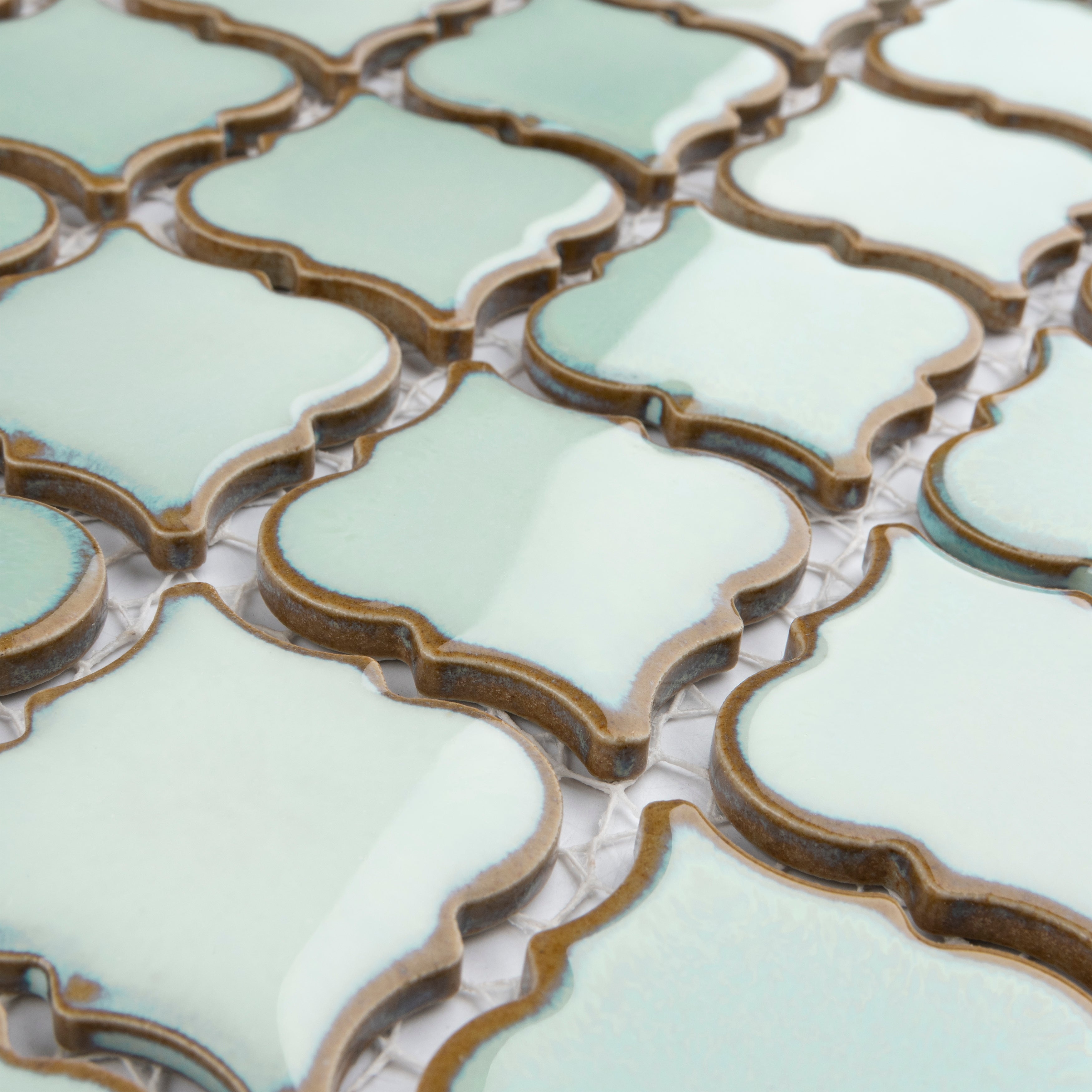 Hudson Tangier Mosaic Floor and Wall Tile, Mint Green