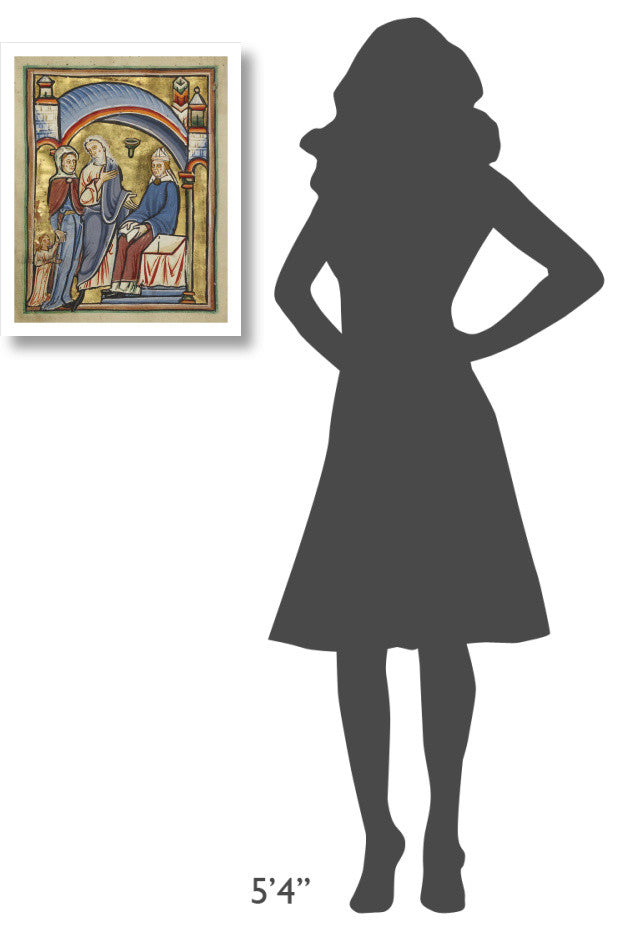 "The Presentation of the Virgin in the Temple" Paper Art, 18"x22"