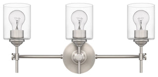 Quoizel ARI8622 Aria 3 Light 23"W Vanity Light - Weathered Brass