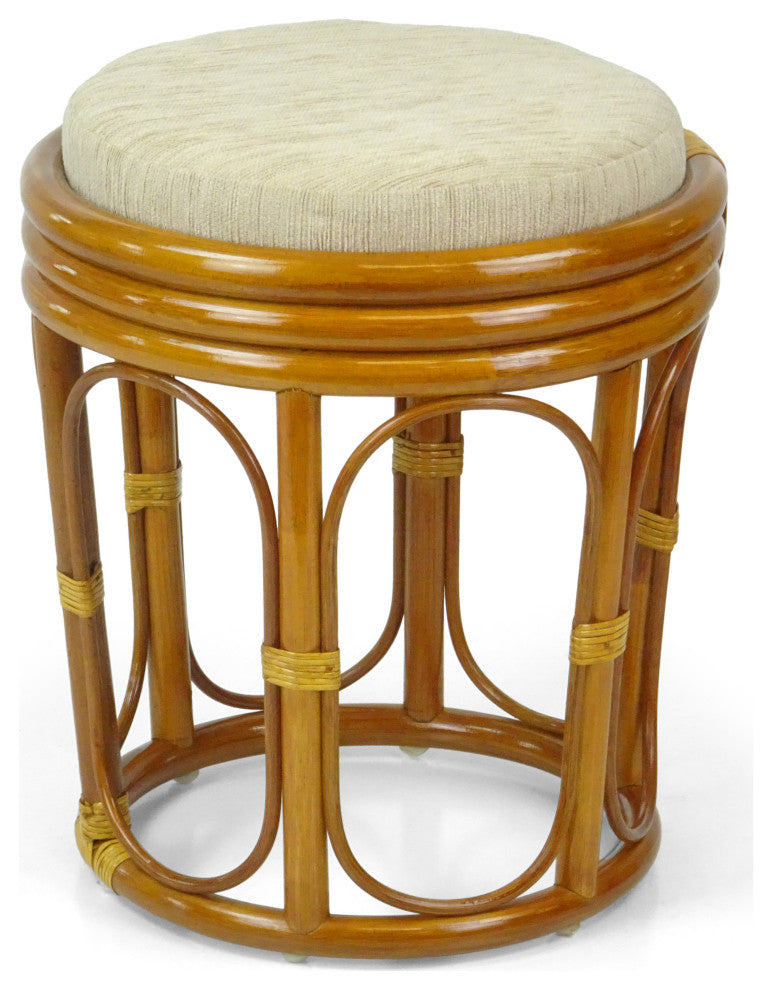 Pier Handmade Wicker Stool, Colonial