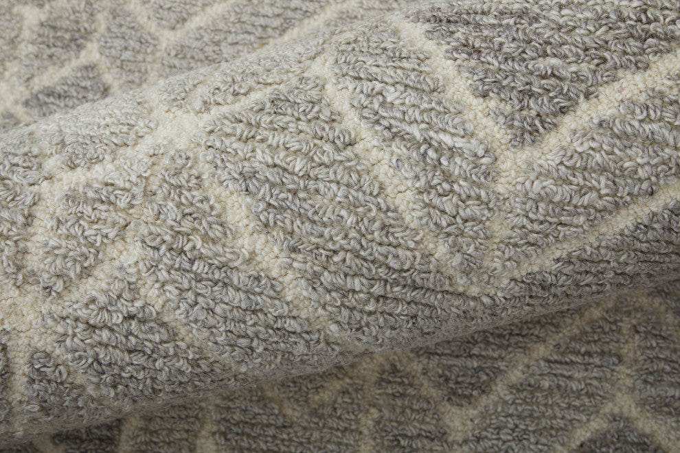 Weave & Wander Saena Gray/Natural Rug, 10'x10' Round