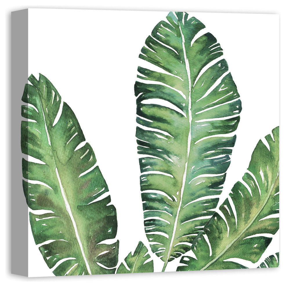 Banana Leaves 20x20 Canvas Wall Art