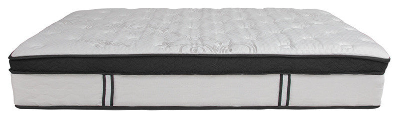 Capri Comfortable Sleep 12" Memory Foam and Pocket Spring Mattress, Full