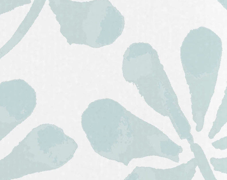 18x30", Ina Floral Print Hand Towels, Aqua