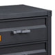 ACME Cargo 3-Drawer Chest, Gunmetal Finish