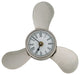 Nickel Plated Brass Propeller Clock