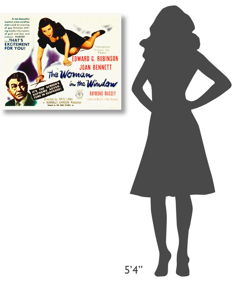 "The Woman In The Window   Directed By Fritz Lang   1944" Canvas Giclee, 30"x24"