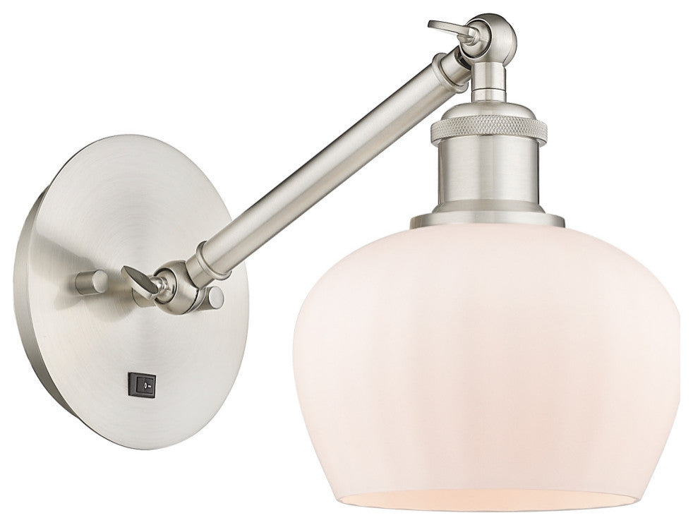Innovations 317-1W-SN-G91-LED 1-Light Sconce, Brushed Satin Nickel