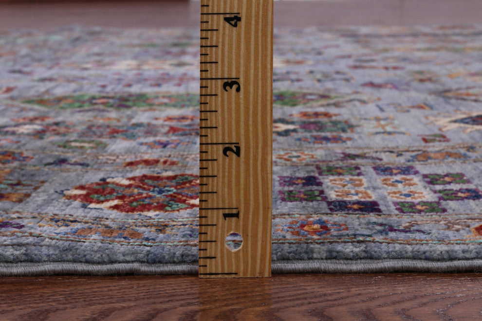 5' 8" X 8' 5" Fine Turkmen Ersari Handmade Wool Rug - Q12471