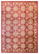 Red Transitional All Over Turkish Knot Area Rug