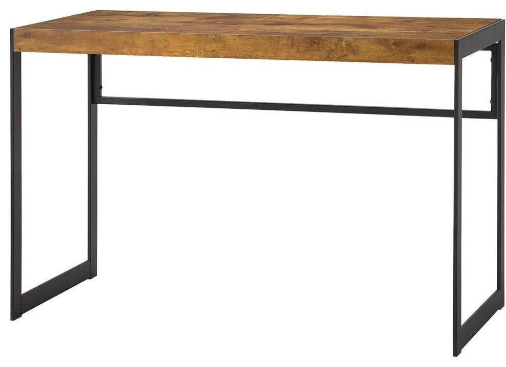 Benzara BM172225 Computer Writing Desk, Antique Brown