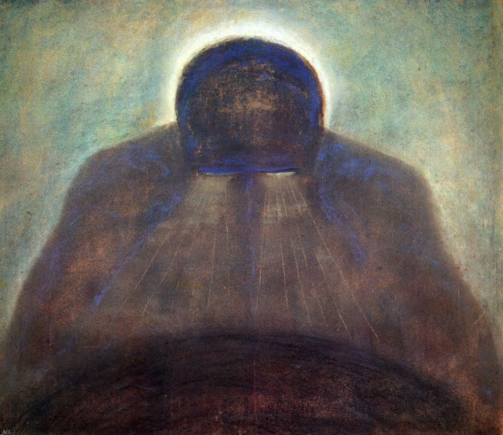 Mikalojus Ciurlionis The Thought, 20"x25" Gallery Wrapped Canvas Print