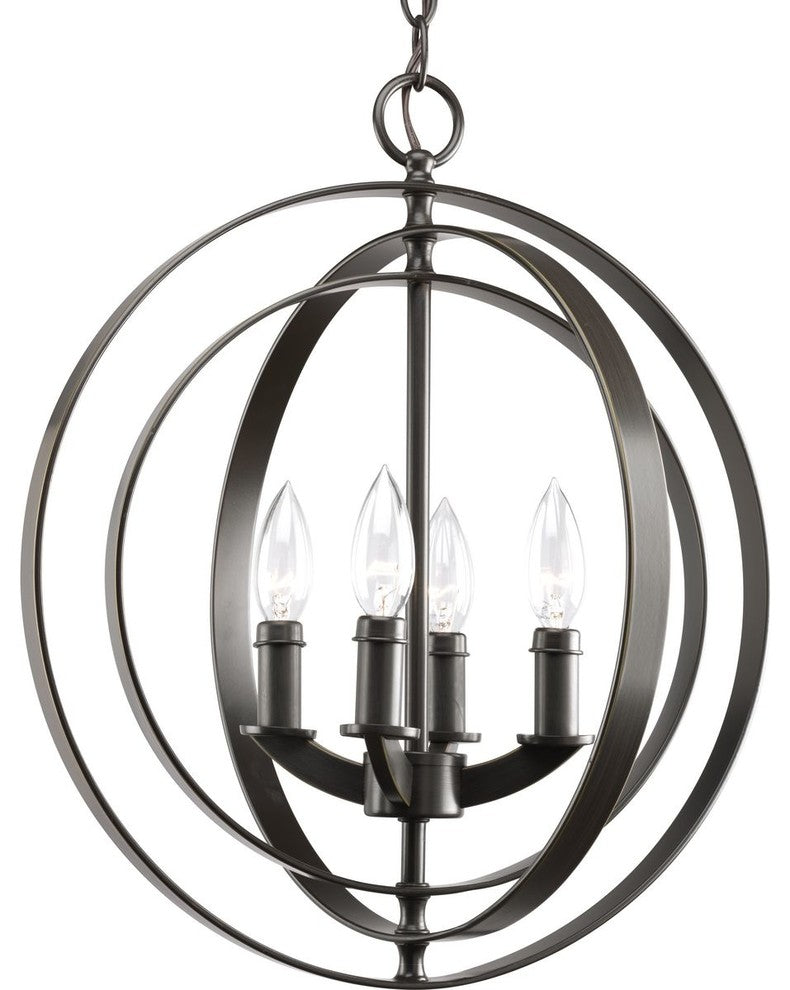 4-Light Foyer, Antique Bronze