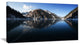 Frozen Mountain Lake Pano, Landscape Canvas Art Print, 32"x16"