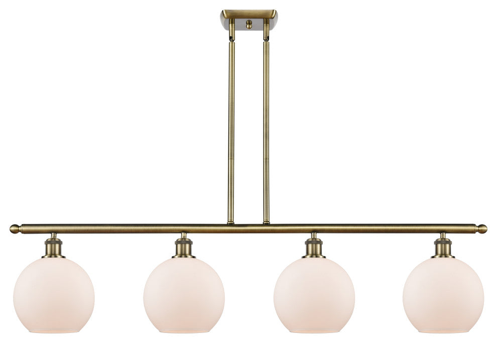 Innovations Lighting 516-4I-AB-G121-8 Athens 4 Light 48" Island Light