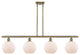 Innovations Lighting 516-4I-AB-G121-8 Athens 4 Light 48" Island Light