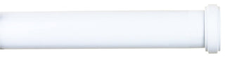 5/8" Bouchon Adjustable Curtain Rod, 28"-48", Glossy White