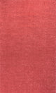 Haze Solid Low-Pile Red 6 ft. x 9 ft. Area Rug
