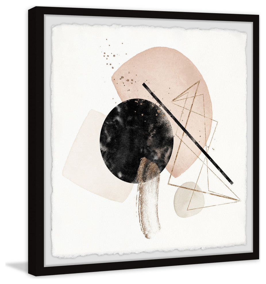 "Distorted Memories" Framed Painting Print, 18x18