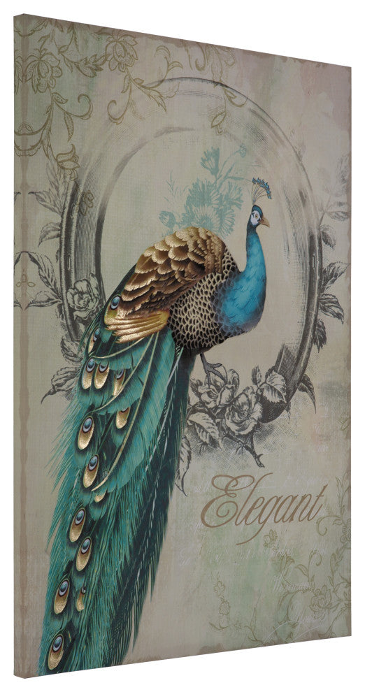 Peacock Poise I