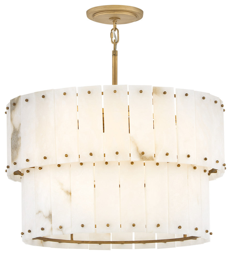 Fredrick Ramond Simone Medium Convertible Chandelier, Burnished Gold