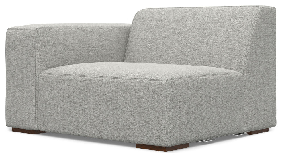 Rex Left-Arm Sofa Module in Tightly Woven Performance Fabric