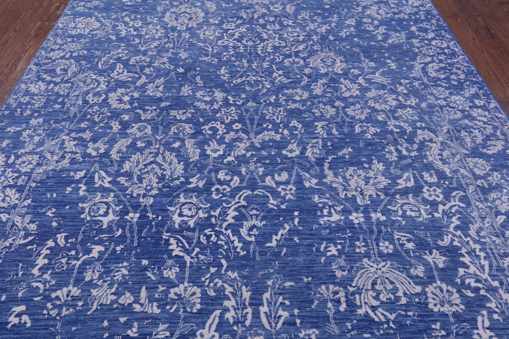 8' 0" X 10' 1" Persian Wool & Silk Hand Knotted Rug - Q15798