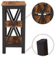 Durable 4 Bin-Type Drawers Wooden Free Standing Storage Cabinet