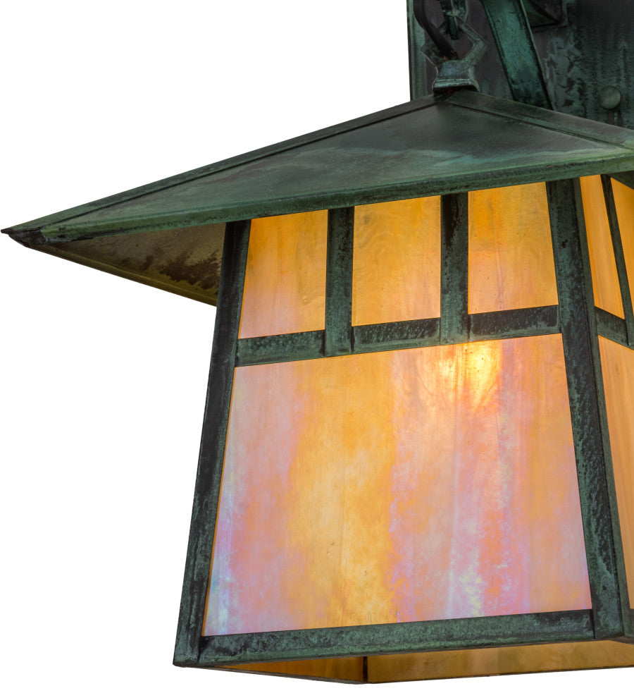 12W Stillwater Double Bar Mission Hanging Wall Sconce