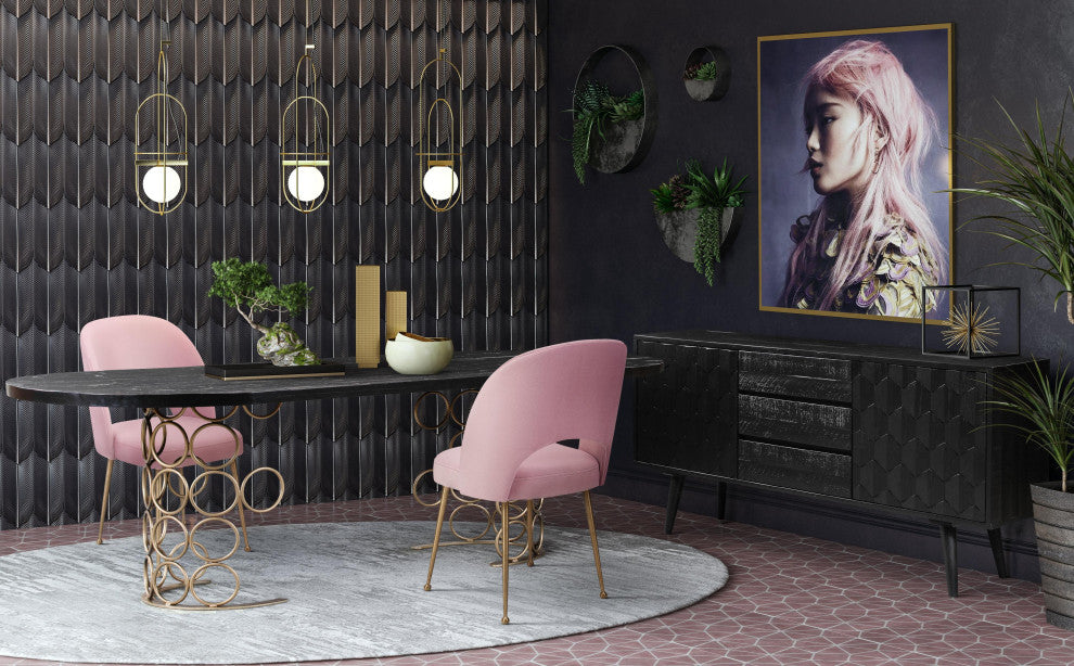 Valentina Brass Dining Table