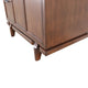 37" Single Sink Vanity, Dark Cherry With Engineered Stone Top