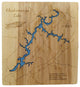 Chickamauga Lake, Tennessee-Wood Lake Map, Small Standout