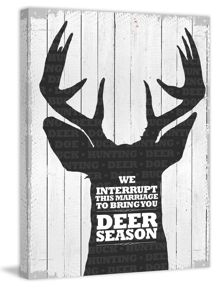 "Deer Season 1" Painting Print on Canvas by Saturday Evening Post
