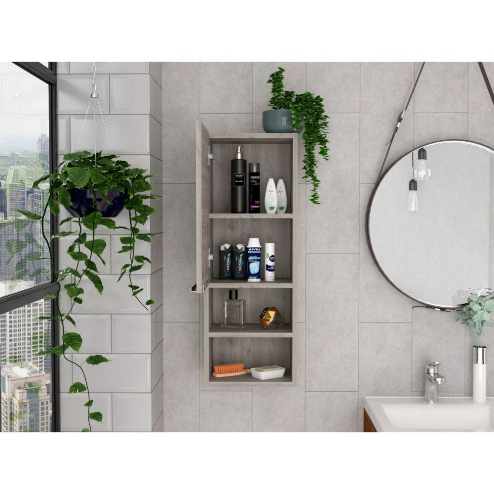 Milwaukee Bathroom Cabinet Light Gray