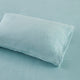 True North by Sleep Philosophy Knitted Plush Sheet Set, Aqua, Full