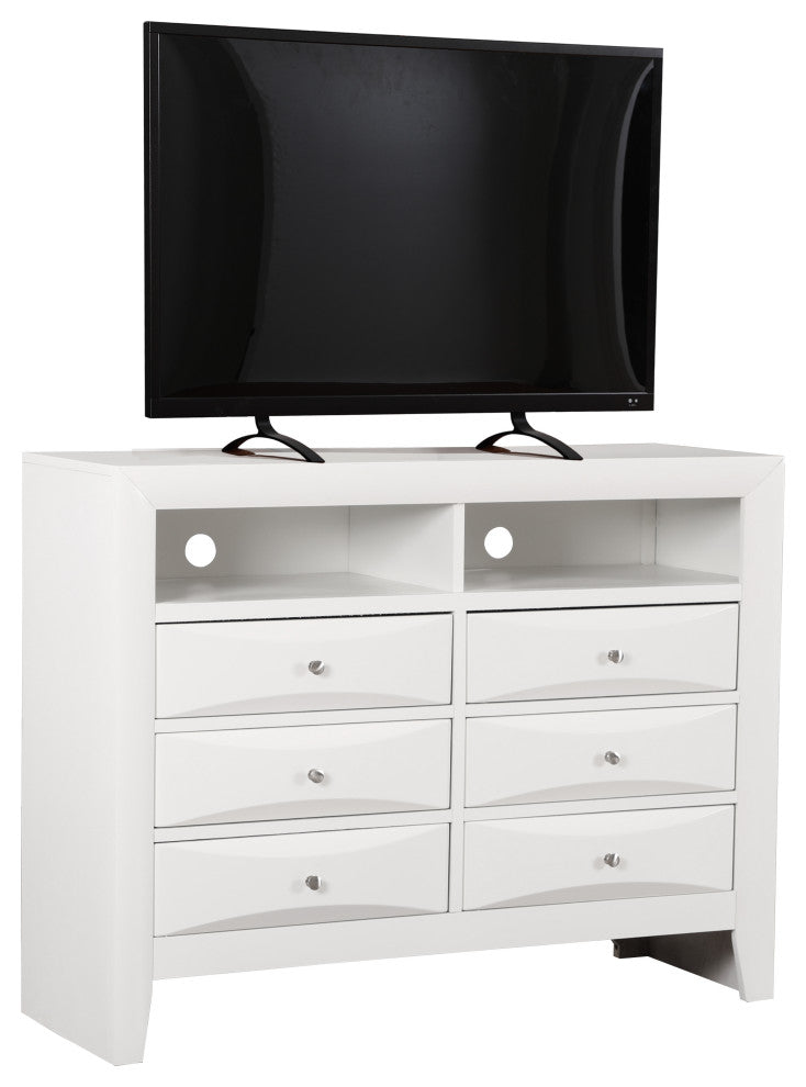 Media Chest, White