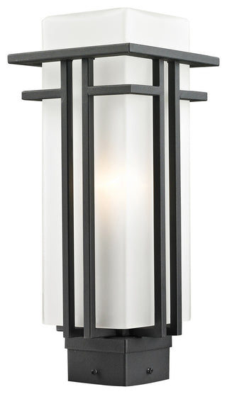 Abbey 1 Light Outdoor Post Light, Black, Sqr. Base not incl.
