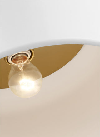 Malone Medium Ceiling Flush Mount, Matte White