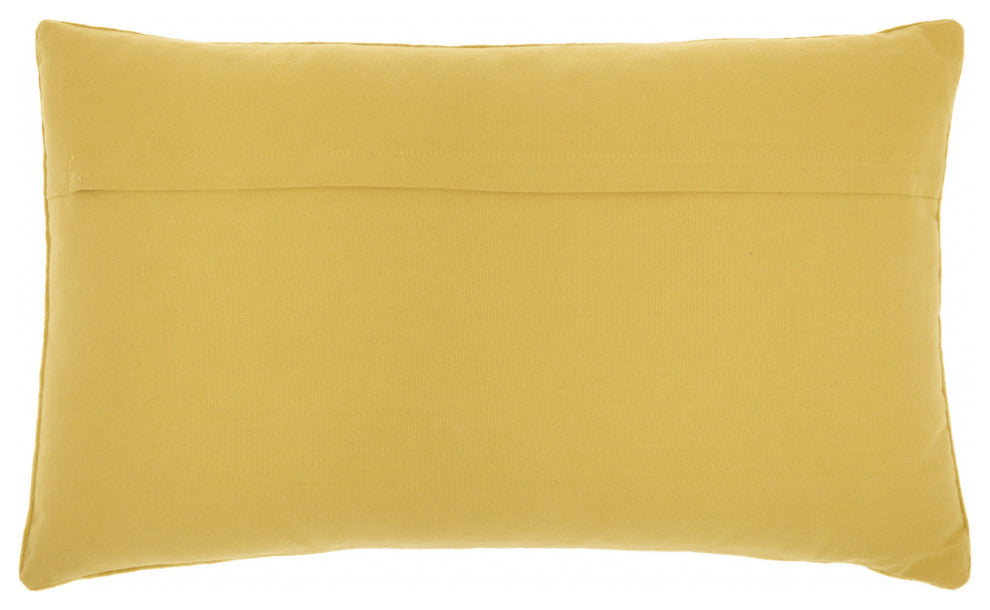 Brilliant Gold Lumbar Pillow