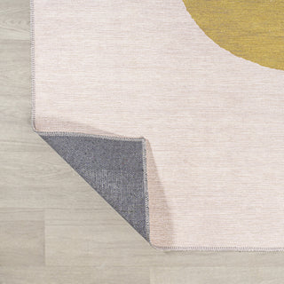 Luola Minimalist Geometric Machine-Washable Area Rug, 9x12