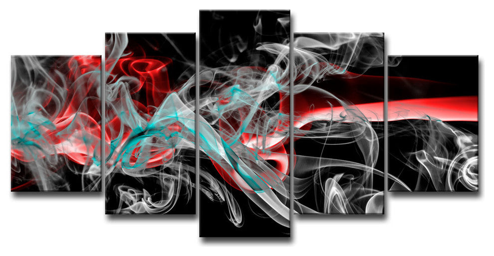 Ready2HangArt 'Glitzy Mist XI' by Tristan Scott, 30"x60", 5 Piece Set
