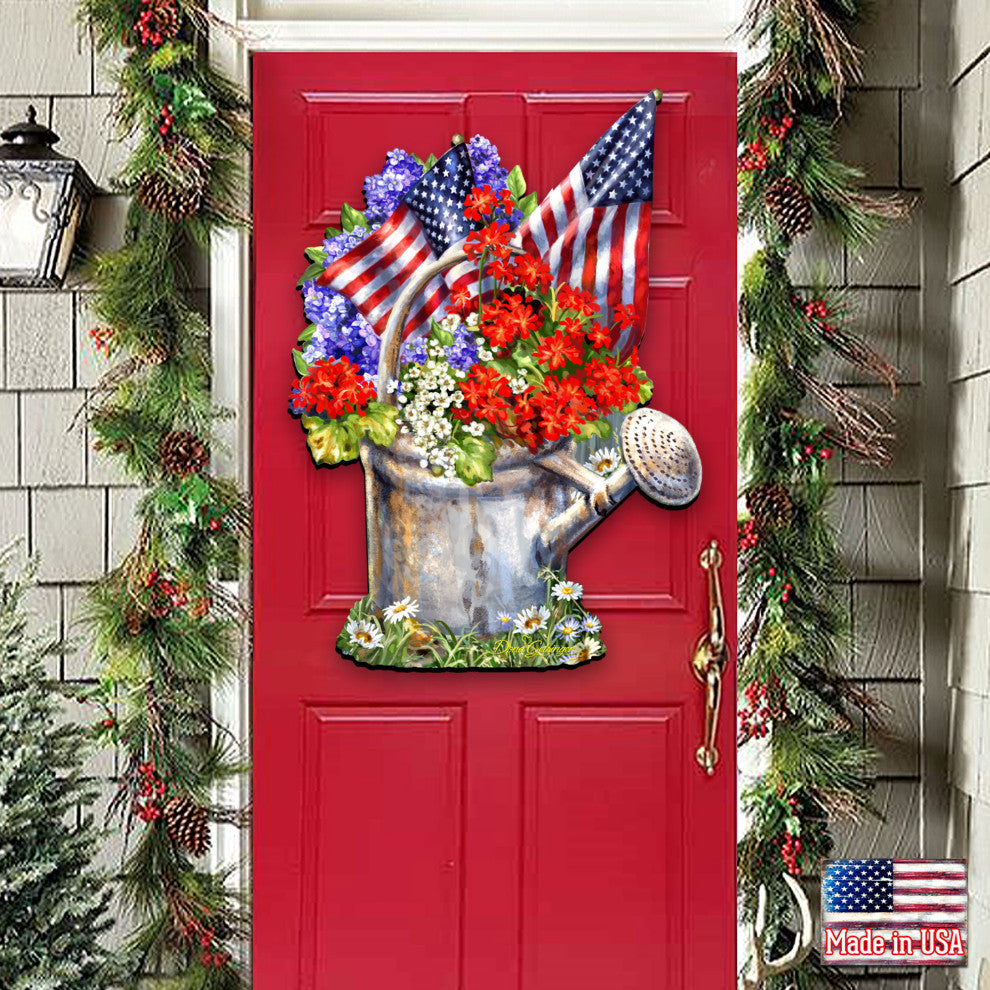 Celebrating the American Freedom Wall and Door Hanger by Dona Gelsinger