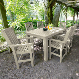 Lehigh 7-Piece Rectangle Counter-Height Dining Set, Whitewash