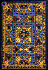 Games People Play Rug, Jackpot, 5'4"x7'8", Navy